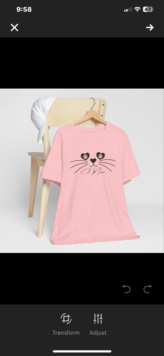 Cat Mama Shirt, Cat Lover Shirt, Mother's Day Gift For Mom,